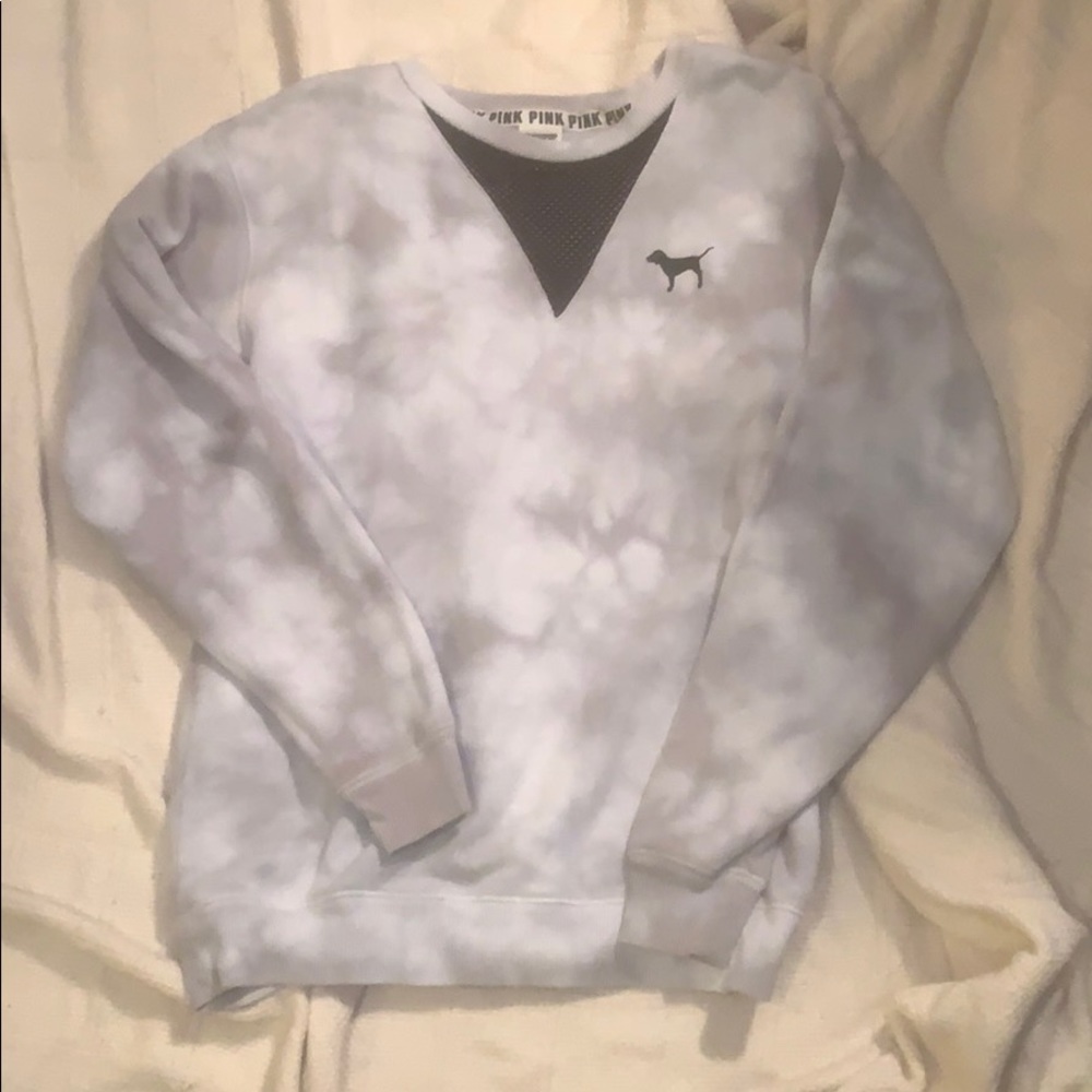 🚨NEED2GO PINK marble crewneck